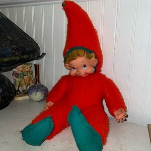 MCM Hong Kong large stuffed Elf 20” Christmas decoration